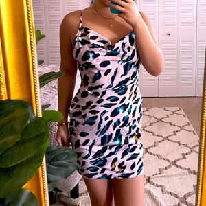 Pink Leopard Dress